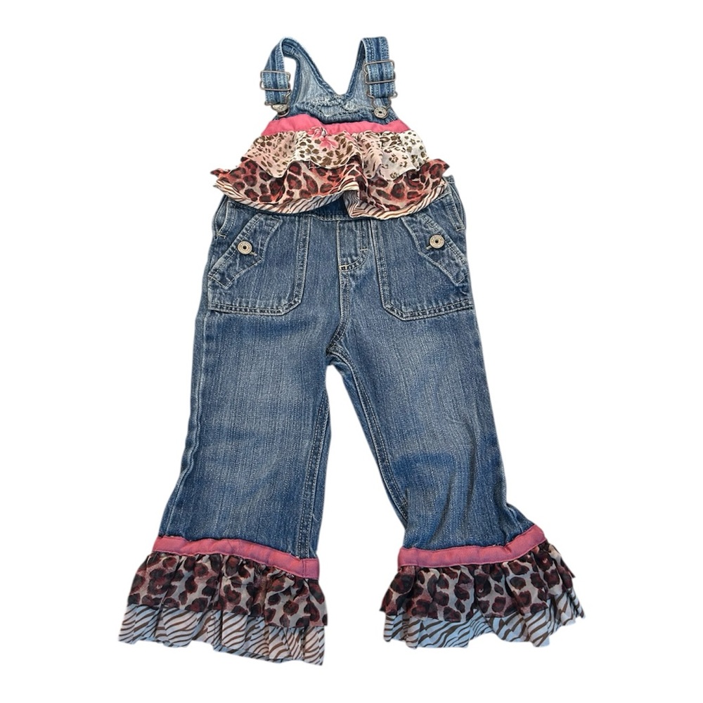Vintage Osh Kosh B’Gosh‎ Rag-A-Muffin Kids Overalls Size 2T